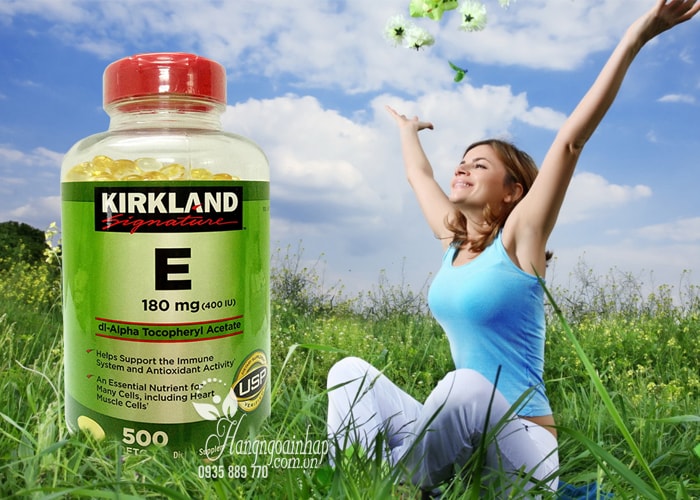 Vitamin E Thiên Nhiên 400 I.U Kirkland Signature 500 Viên Của Mỹ 2