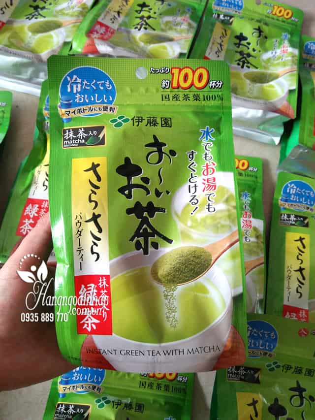 Bột trà xanh Matcha Instant Green Tea của Nhật Bản 1