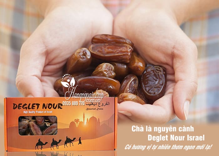 Chà là nguyên cành Deglet Nour Israel 500g vị ngon tự nhiên 4