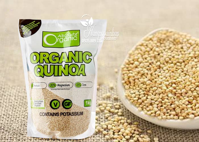  Hạt diêm mạch hữu cơ Organic Quinoa 1kg của Úc