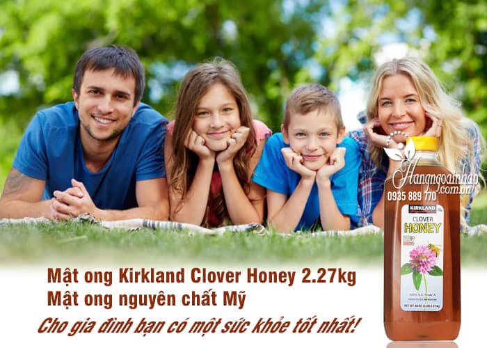 Mật ong Kirkland Clover Honey 2.27kg - Mật ong nguyên chất Mỹ 1