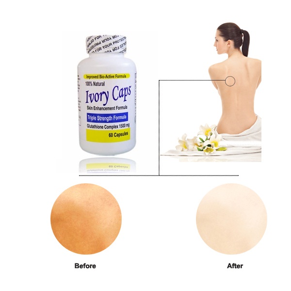 Viên Uống Trắng Da Ivory Caps Glutathione 1500mg Của Mỹ