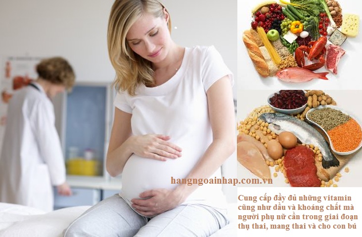 Cung cấp đầy đủ vitamin giúp Mẹ và thai nhi phát triển khỏe mạnh